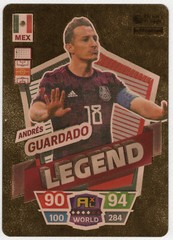 2022 PANINI WORLD FOOTBALL STARS [GOLD LEGEND CARD] – Andres GUARDADO (MEXICO)