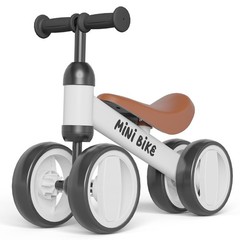 Baby Balance Bike 1 Year Old Boys Girls 12-24 Month Toddler First Bike 4 Wheels