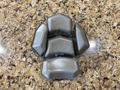Riddell Speed Flex Football Helmet Gray Crown Bladder Pad Medium / Large