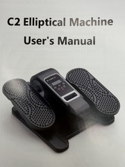 Under Desk Elliptical Machine Electric Leg Exerciser Seniors C2 Open Box