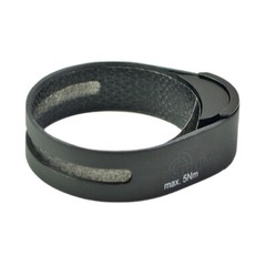 OMNI Racer WORLDS LIGHTEST CARBON Seatpost Clamp 34.9-35mm JUST 6 Grams!! MATTE