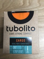 Tubolito Tubo Cargo – 26″ x 1.75″-2.5″, 42mm Presta Valve, Orange