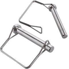 2 Pack Large Safety Coupler Pin 1/2″ x 3.54″(12.6mm x 90mm), Full Silver