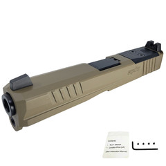 GLOCK 19 Compatible Ruger RXM GEN-3 Complete Slide MOS FDE OEM 4 Inch