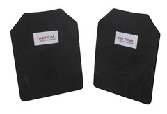 Tactical Scorpion Body Armor Plate Trauma Pads Backers Pair 10mm 11×14 For AR500