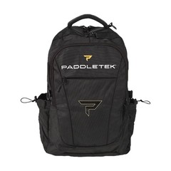 Paddletek Sport Backpack Bag Anna Waters Dave Weinbach logo Black Yellow