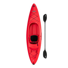 New 10 Ft Sit-Inside Kayak with Paddle, Fire Red or Galaxy Fusion