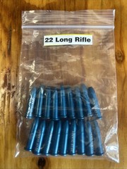 A-Zoom 12206 .22 LR Rimfire Dummy Training Rounds Aluminum Snap Caps 18 Pack