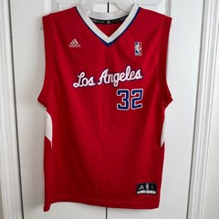 Adidas NBA Blake Griffin Clippers Jersey L Red Sporty Retro Streetwear