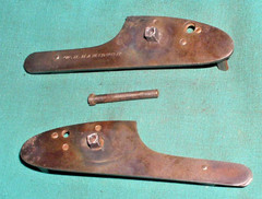 W.H. Hamilton Belgium 12ga SXS Shotgun L&R LOCKPLATE ASSEMBLIES & SCREW TJ8417
