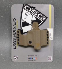 DSG Arms RH Tan Kydex HR Vertical OWB Holster for Sig Sauer P938 P238 USA MADE
