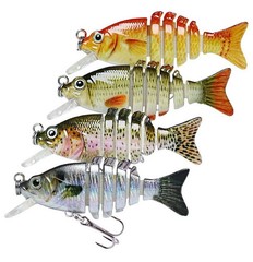 TRUSCEND® Swimmax Minnow Micro Bass Fishing Lure Jointed Swimbait