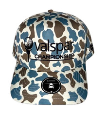 VALSPAR 2026 Golf Championship Blackhawk Performance Military Camo Hat USA Flag