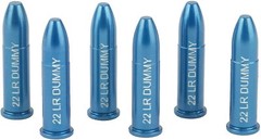 A-Zoom 22 LR 22 Long Rifle Dummy Round Snap Caps 6 Pack Blue 12208