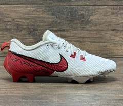 Nike Football Cleats Mens 12.5 Vapor Edge Speed 360 2 White-Red-Black FQ4045-102