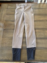 Ladies 24 Taupe Tuff Rider Ribb English Riding Breeches
