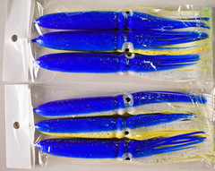 3 to 50 Pieces 8 inch Soft Squid Octopus Skirt Hoochies Saltwater Fishing lures