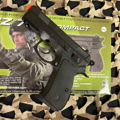 NEW ASG CZ75D Compact CO2 Non Blow Back Airsoft Pistol – Black (50064)