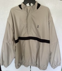 PGA Golf Tour Originals XXL Windproof Wicking Khaki Polyester Pullover Jacket