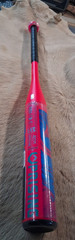 2025 DeMarini Uprising 12 Fastpitch Softball Bat 30in 18oz Pink Blue Design