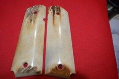 Genuine Sambar Stag 1911 Government Model Grips A Fabulous Pair Custom Made
