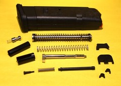 For Glock 17 Complete UPPER Slide Parts Kit Gen 3 G 17 S/S Guide Rod OEM SPEC