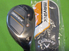 BRAND NEW IN PLASTIC Callaway Mavrik single 4 20 hybrid iron to set + headcover