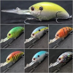 Crankbait Fishing Lures wLure 3 1/2 inch 3/8 oz Deep Diver Tight Wobble C733