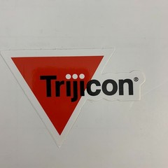 Trijicon Logo Decal Sticker OEM NEW Red/Black/White
