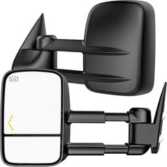 2014-2018 Silverado Sierra 1500 2500 3500 Heated Tow Mirrors–Compatible