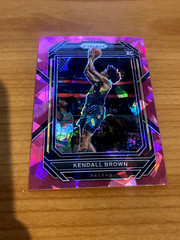 2022-23 Prizm Basketball KENDALL BROWN Pink Cracked Ice Prizm # 225