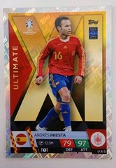 UEFA EURO 2024 Match Attax – Andres Iniesta Ultimate XI Foil Card U XI 5