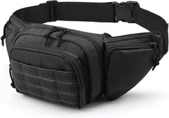 Outdoor Concealed Carry Fanny Pack Holster Tactical Military Waist Pouch Gun Bag