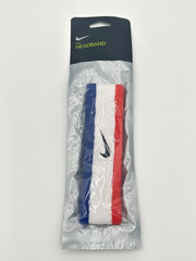 Nike Headband OSFM USA 250th Red White Blue Striped Swoosh Logo Tennis Fitness