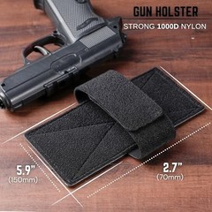 Tactical Universal Pistol Holster for Concealed Carry Pistol Hook & Loop Holster