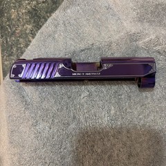 Never Used Kimber Special Edition Amethyst Micro 9 Slide Polished Purple PVD 9MM