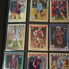 2024-25 Topps Chrome UEFA Women’s Champion complete set. all base+inserts+ bonus