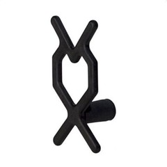 Power Portable Plastic Pool Cue Billiards Bridge Head – Black