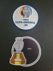 COPA AMERICA PATCH SET COLOMBIA – ANY PLAYER 1 TIME TROPHY WINNER