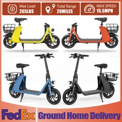 Ebike Sports Electric Scooter Adult Seated Electric Moped E-Scooter 450W