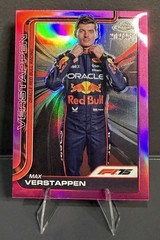 2025 Topps Chrome Formula 1 F1 Max Verstappen Portrait Pink Refractor 202/250