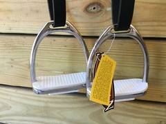 New Kids Childs 48″ Stirrup Leathers & 4” Stirrups Irons English Saddle BLACK