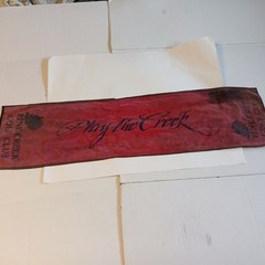 Pine Creek Golf Club Towel Reversible Black Red Sir Christopher Hatton