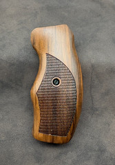 Extended Walnut Wood Grips for Rock Island M206 & Armscor M200