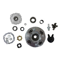 ATV CLUTCH ASSEMBLY SEMI AUTOMATIC ENGINE ONLY 110 125cc CHINESE 17 18 TEETH