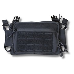 TS Slim Modular Tactical Placard – 1000D Nylon MOLLE & Utility Panel – Black