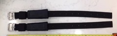Black 36″ Bob Marshall Saddle Stirrup Straps Treeless Saddles Including Sleeves