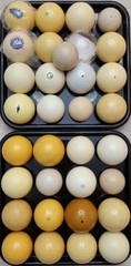 Pool Cue Ball, 1500 VINTAGE & ANTIQUE BILLIARD BALLS IN STOCK, Clay & Aramith