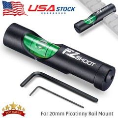 Spirit Bubble Level Tool Anti-Cant Scope Leveling Kit – Fits 20mm Picatinny Rail