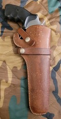 Hunter Company 1100 48 Smith&Wesson L Frame Right-hand Owb Brown Leather Holster